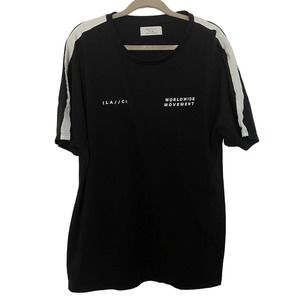 Cotton On Longline Fit Men's Worldwide Movement LA/CA T-Shirt - Size XL